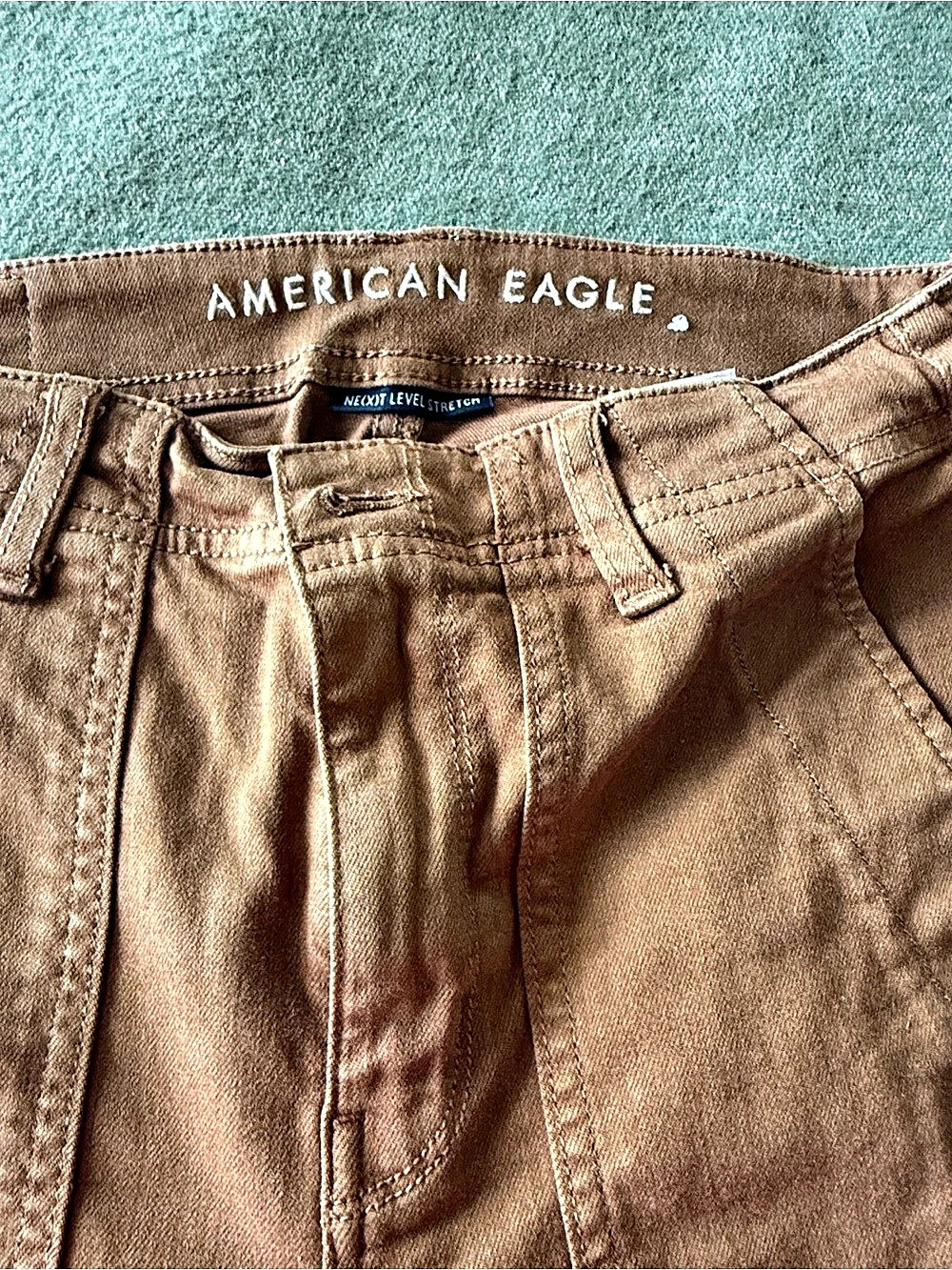 American Eagle Ne(X)t Level Stretch Jegging Brown4 - Picture 5 of 6